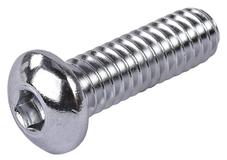 Button Head Socket Cap Screw [1/4 in. -20 Thread x 7/8 (.875) in. Length]