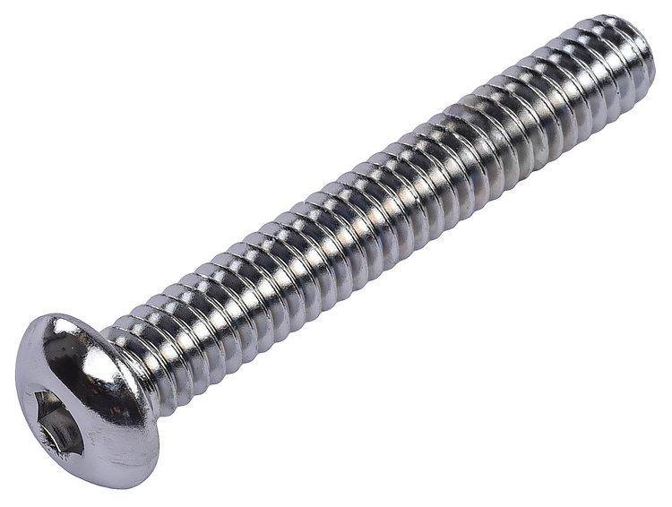 Button Head Socket Cap Screw [1/4 in. -20 Thread x 1 3/4 (1.750) in. Length]