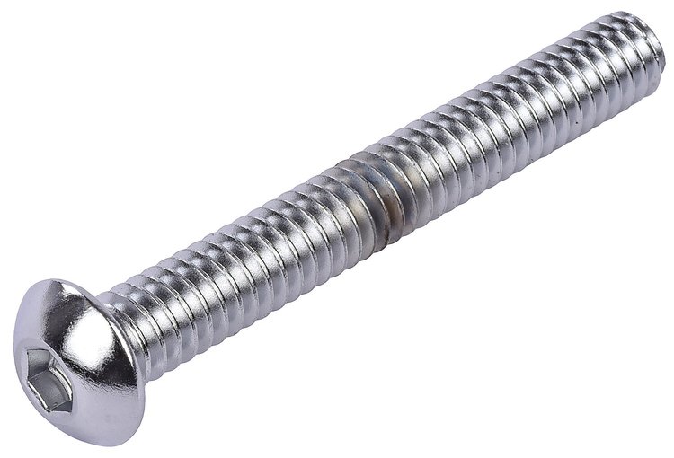 Button Head Socket Cap Screw [1/4 in. -20 Thread x 2 in. Length]