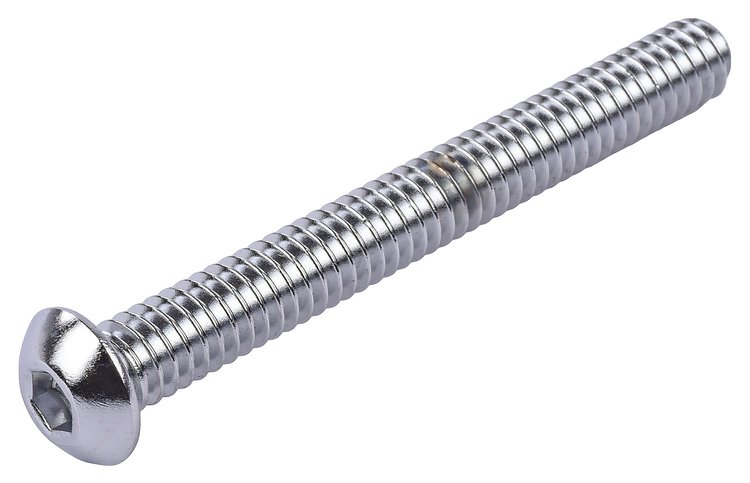Button Head Socket Cap Screw [1/4 in. -20 Thread x 2 1/4 (2.250) in. Length]