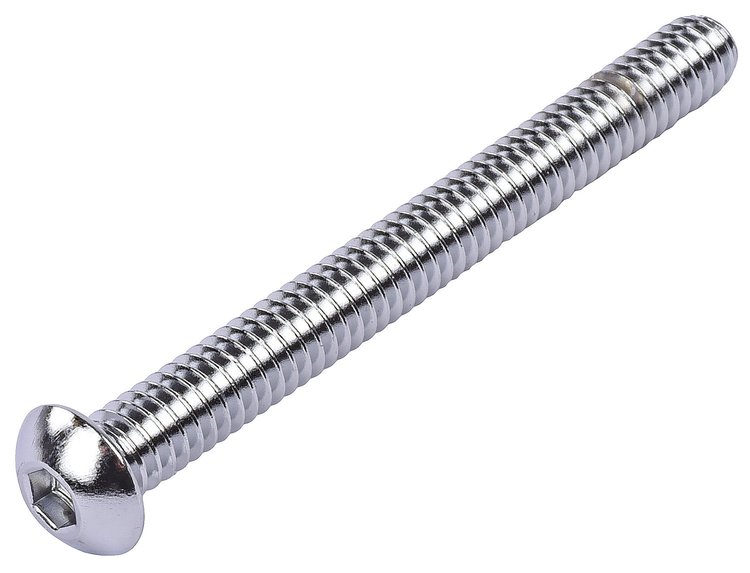 Button Head Socket Cap Screw [1/4 in. -20 Thread x 2 1/2 (2.500) in. Length]