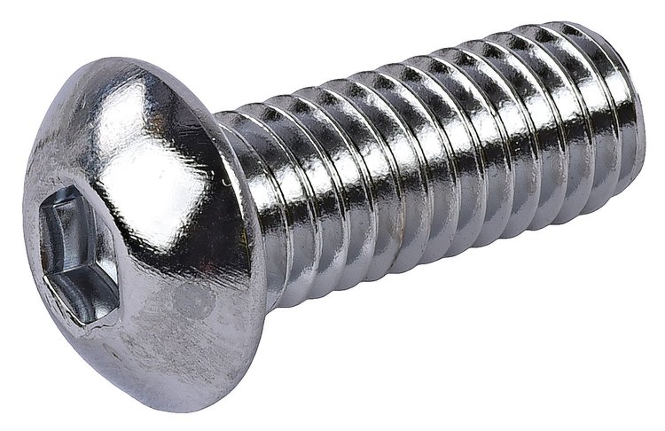 Button Head Socket Cap Screw [3/8 in. -16 Thread x 1 in. Length]