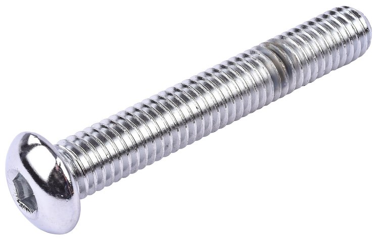 Button Head Socket Cap Screw [3/8 in. -16 Thread x 2 1/2 (2.500) in. Length]