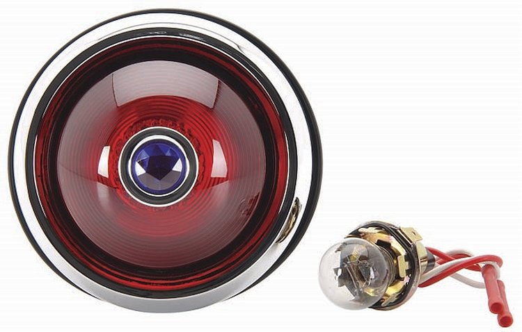 Custom Tail Light 1951 Pontiac Style with Incandescent Bulb