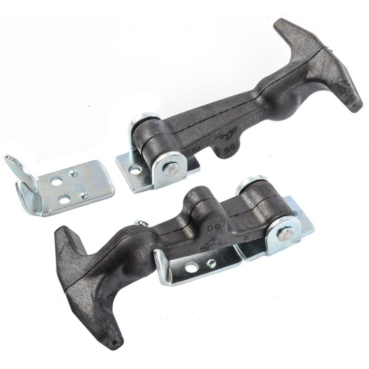 Rubber Hood/Trunk Latch Set [4 in. Long Rubber Latch]