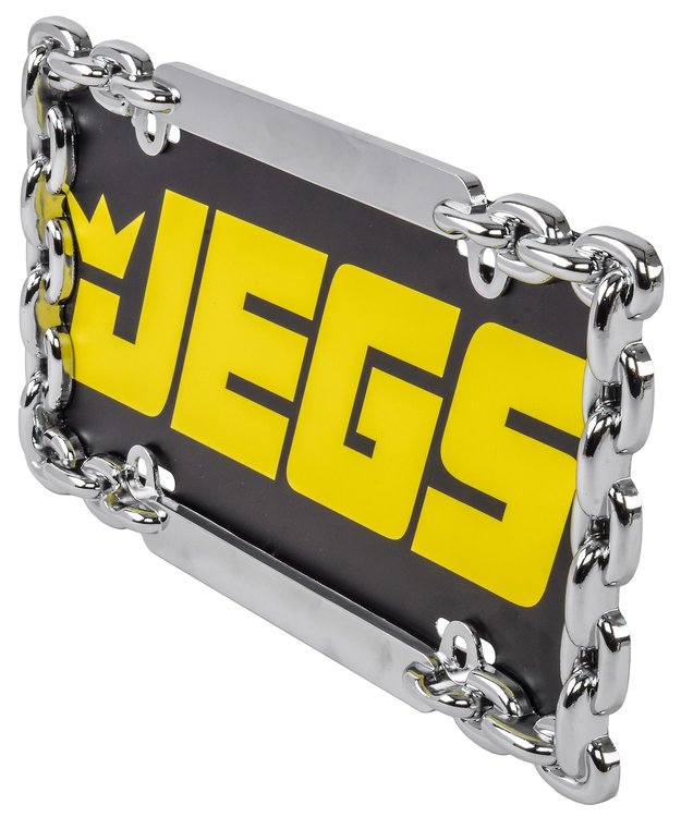 License Plate Frame with Chain Link Design