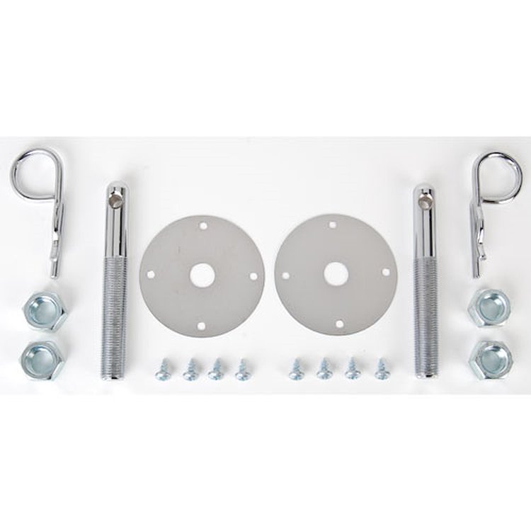Hood and Deck Lid Pin Kit With Safety Clips