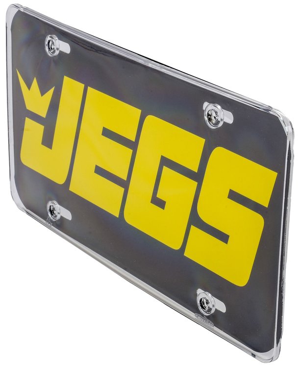 License Plate Cover Clear Flat Design