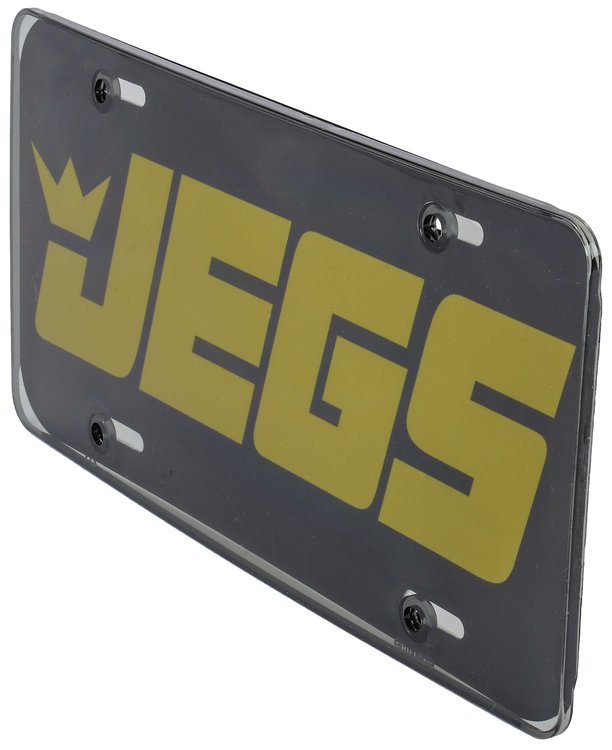 License Plate Cover Smoke Tinted Flat Design
