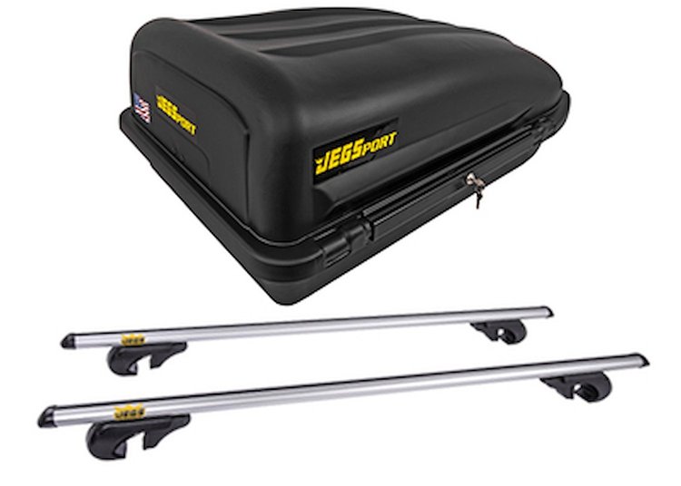 Rooftop Cargo Carrier Kit with Roof Rack Cross Bars