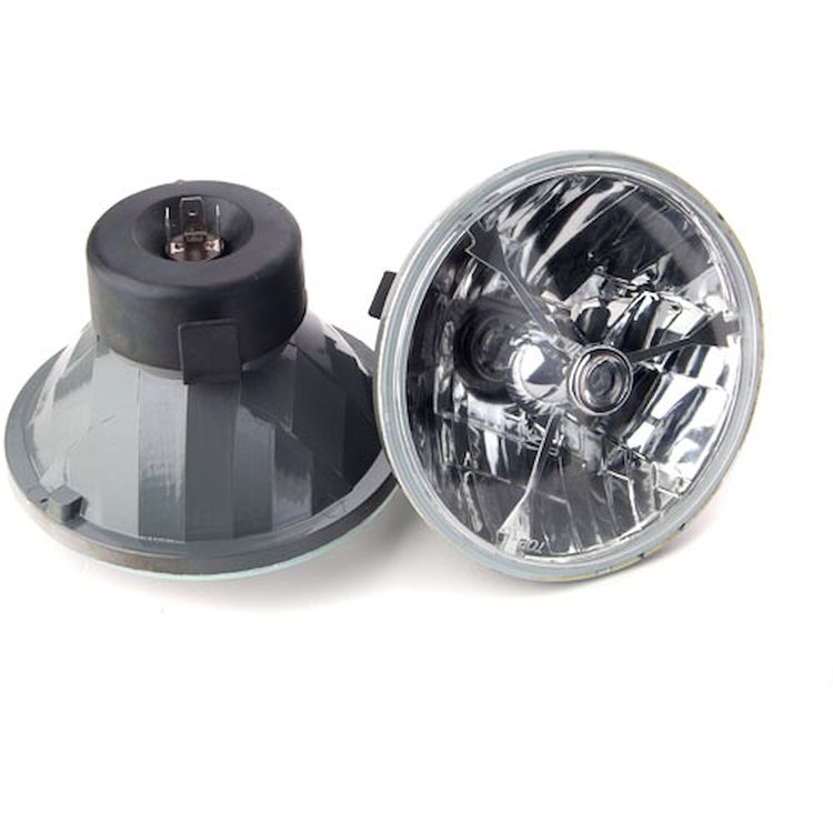 Tri-Bar 5-3/4" Round Headlights Clear Dot