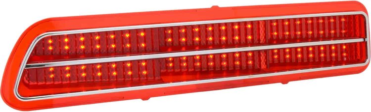 1969 Camaro Rally Sport Style Tail Light Left Hand Side Red Lens LED