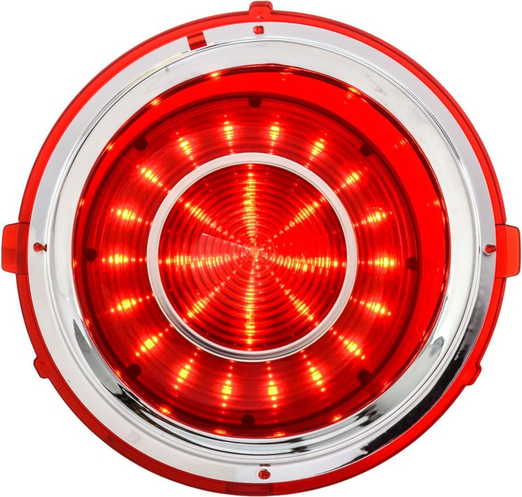 1970-1973 Camaro Style Tail Light Left Hand Side Red Lens LED