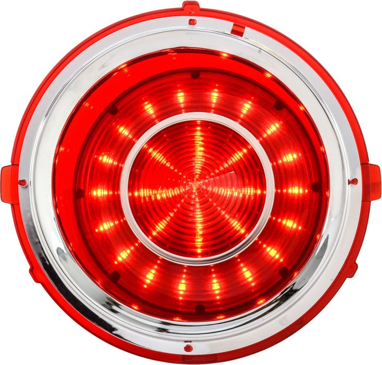 1970-1973 Camaro Style Tail Light Right Hand Side Red Lens LED