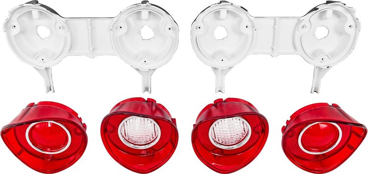Tail Light Lens and Housing Kit for 1972 Chevy Chevelle