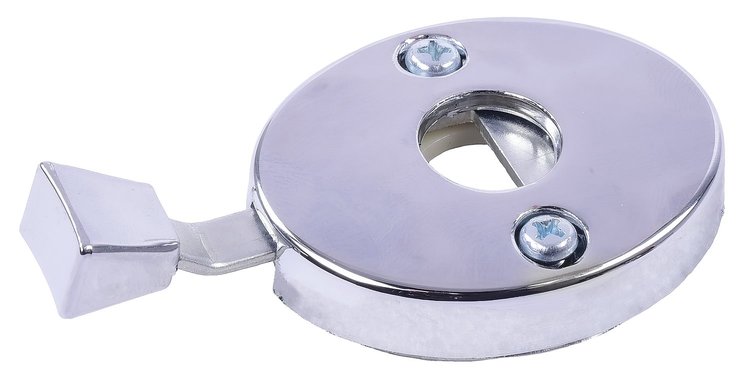 Bucket Seat Headrest Lock and Mounting Plate for Late 1969 & 1970-1972 GM A-Body Models [Chrome]