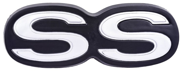 SS Rear Bumper Emblem for 1971-1972 Chevrolet Chevelle SS