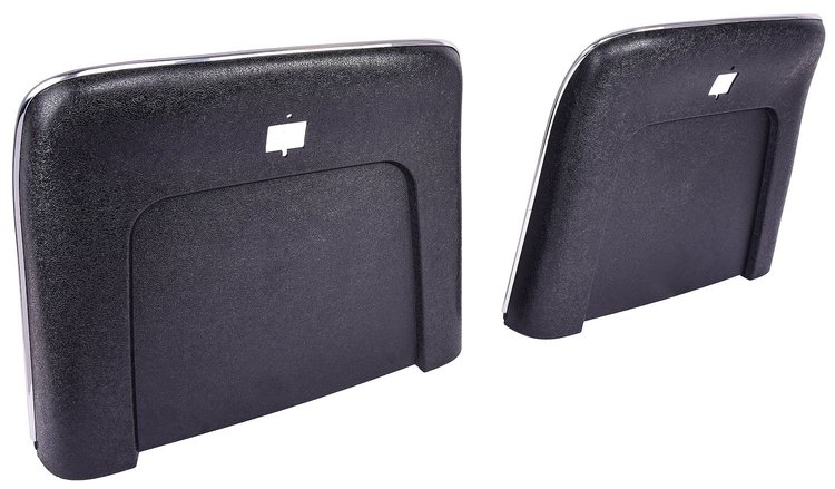 Bucket Seat Backs Fits Select 1969-1972 GM Models [Black, Pair]