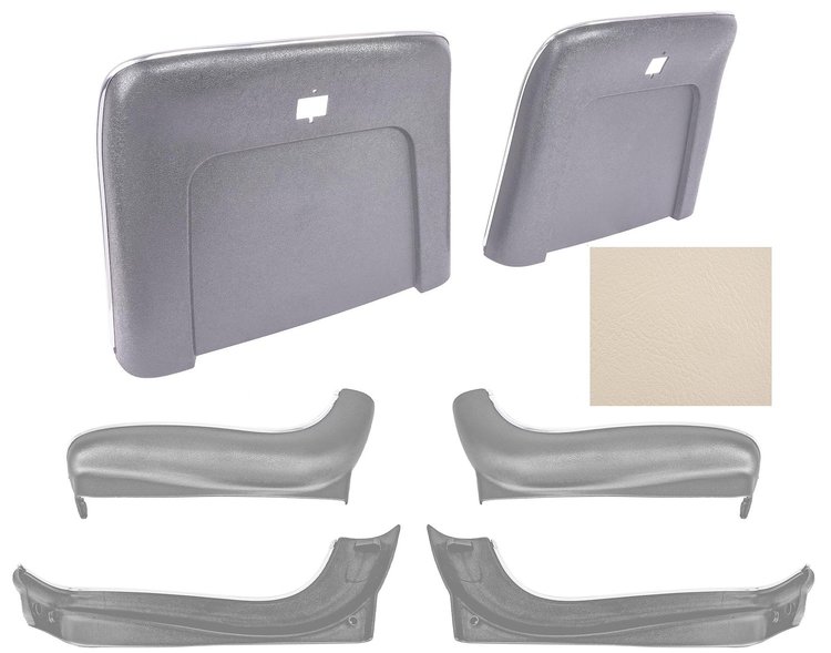 Seat Backs & Sides Kit Fits Select 1969-1972 GM Models [White]