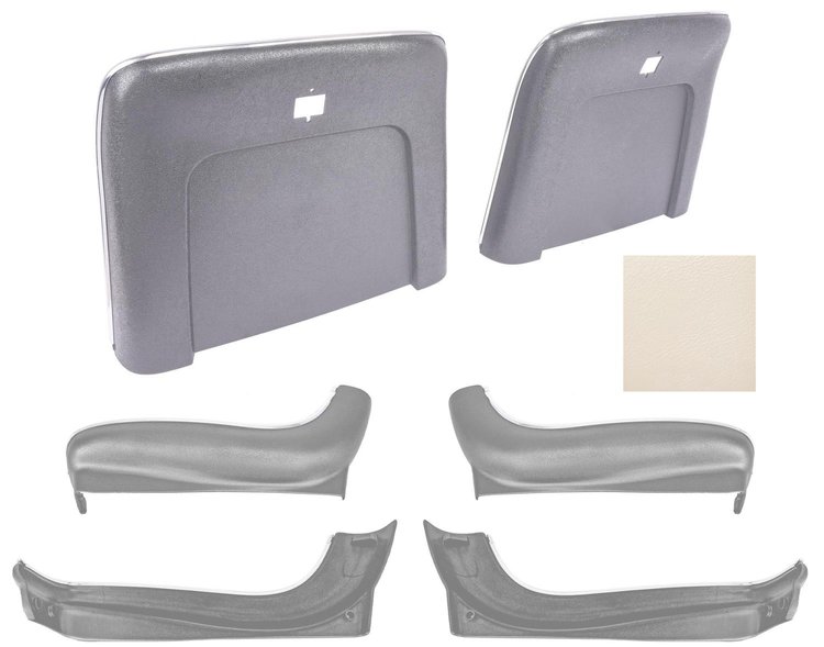 Seat Backs & Sides Kit Fits Select 1969-1972 GM Models [Pearl]