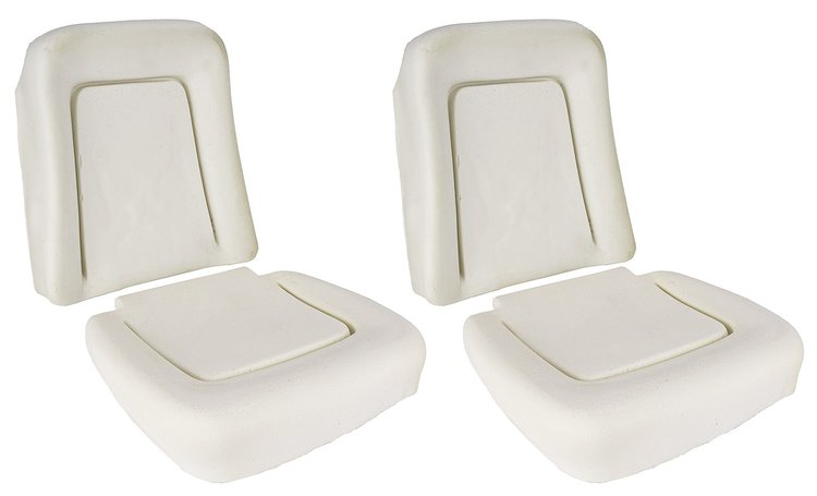 Bucket Seat Foam Set Fits 1967-1968 Chevrolet Camaro w/Standard Bucket Seat [Pair]