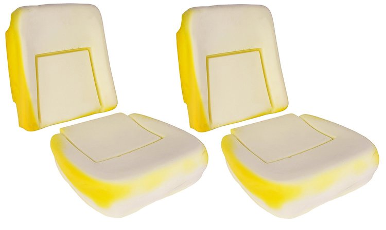 Bucket Seat Foam Set Fits 1968-1969 Pontiac Firebird w/Deluxe Bucket Seat [Pair]