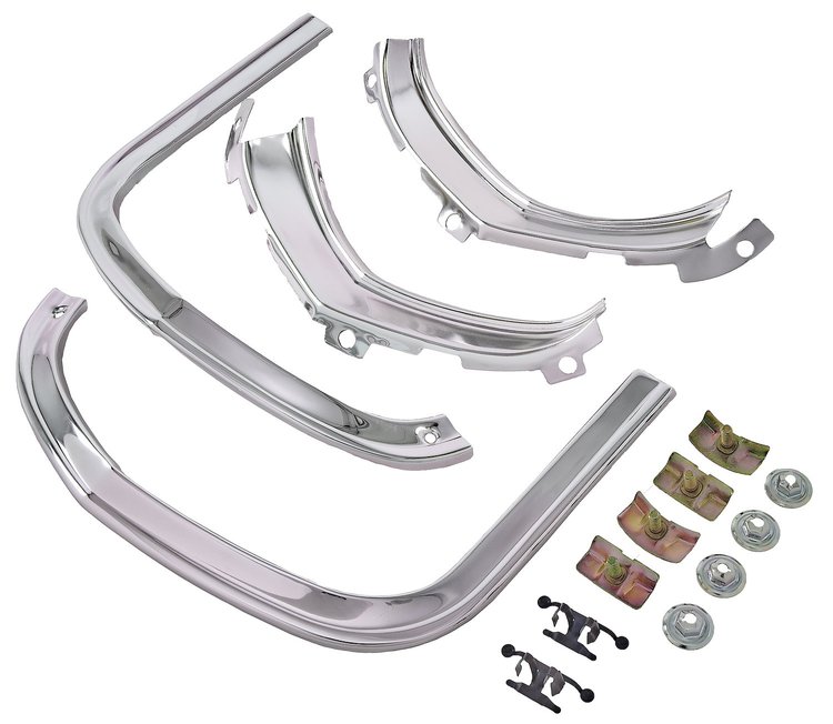 Headlight Eyebrow Moldings for 1965 Chevrolet Chevelle, El Camino