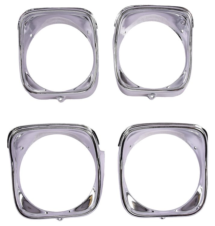 Headlight Bezels for 1968 Chevrolet Chevelle, El Camino
