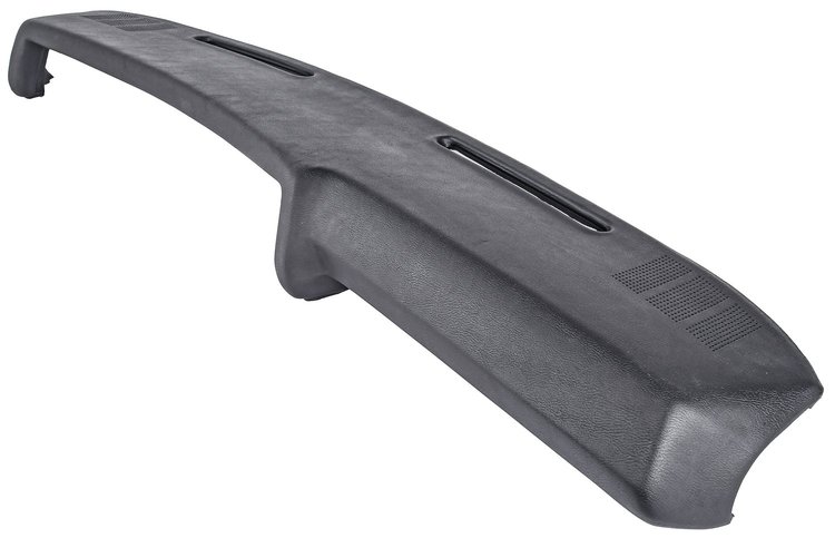 Dash Pad for 1970-1972 Chevrolet Chevelle, El Camino, Monte Carlo/1971-1972 GMC Sprint w/ Stereo Speakers [Black, Vinyl-Wrapped]