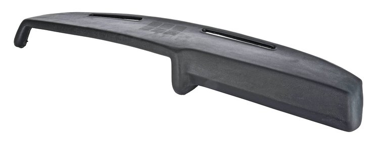 Dash Pad for 1970-1972 Chevrolet Chevelle, El Camino, Monte Carlo/1971-1972 GMC Sprint With Mono Speaker [Black, Vinyl-Wrapped]
