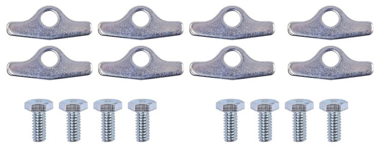 Valve Cover Hold Down Tab Kit Fits Select 1962-1974 Chevrolet [Small Block]