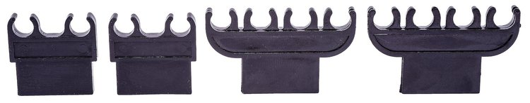 Spark Plug Wire Retainer Set Fits Select 1968-1974 Chevrolet Big Blocks [Plug-In Style, 4-Piece Set]