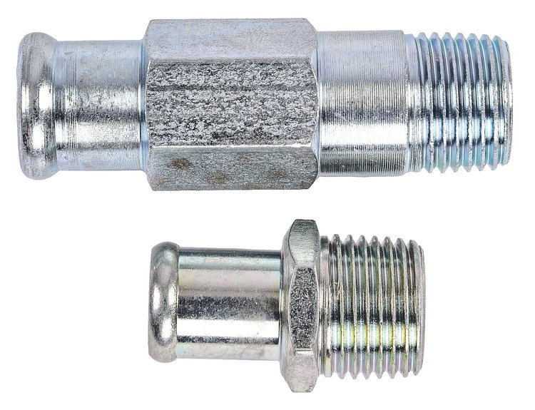 Heater Hose Nipple Set for 1967-1968 Small Block Chevolet Engines
