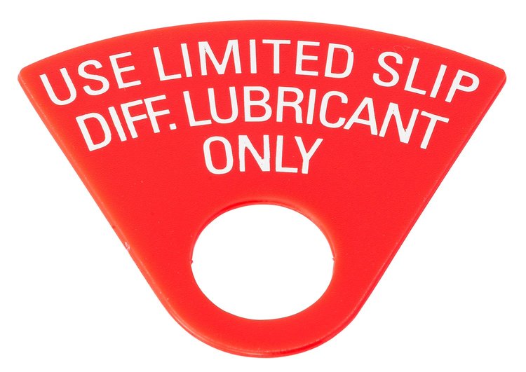 Limited-Slip Tag for 1970-1972 GM 12-Bolt Rear End