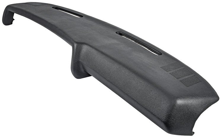 Dash Pad for 1970-1972 Chevrolet Chevelle, El Camino, Monte Carlo With Stereo Speakers [Black, Vinyl-Wrapped]