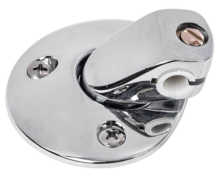 Sun Visor Bracket Fits Select 1964-1973 GM Non-Convertible Models [Chrome]
