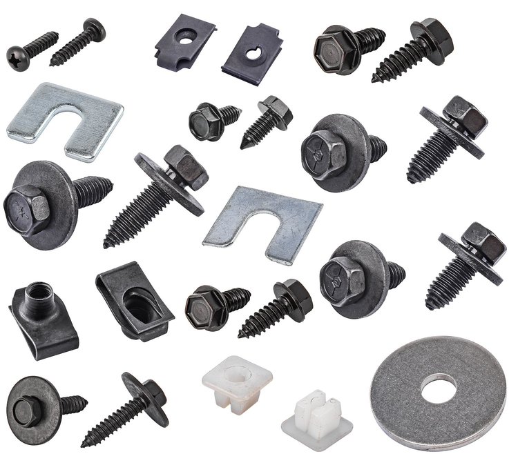 Front End Fastener Kit for 1968-1969 Pontiac GTO, LeMans, Tempest [Models Equipped with Hideaway Headlights]