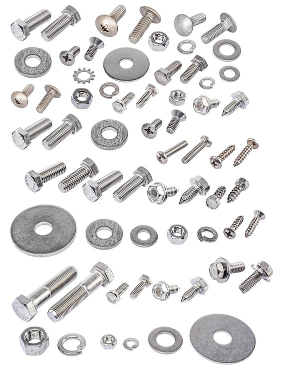Master Fastener Kit for 1955 (2nd Series)-1959 Chevrolet, GMC Truck [Polished Finish]