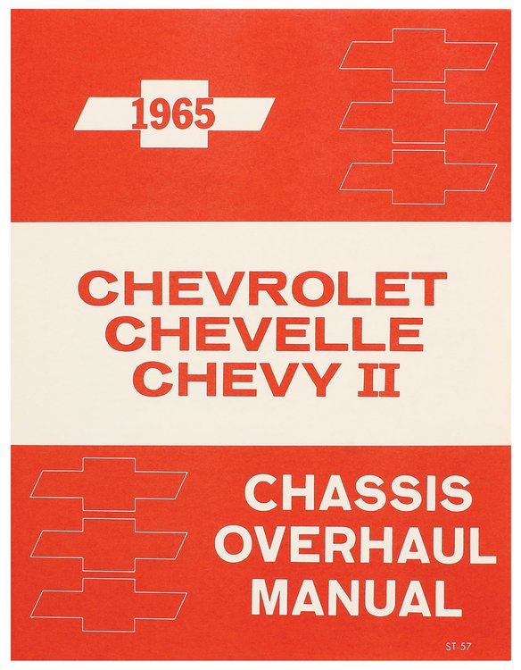 Chassis Overhaul Manual for 1965 Chevrolet Chevelle, Chevy II, El Camino