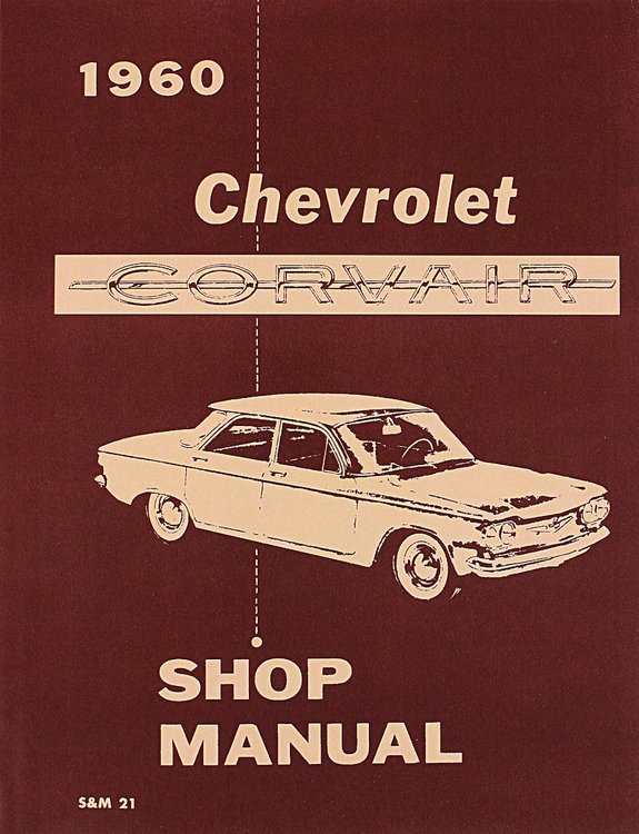 Shop Manual for 1960 Chevrolet Corvair