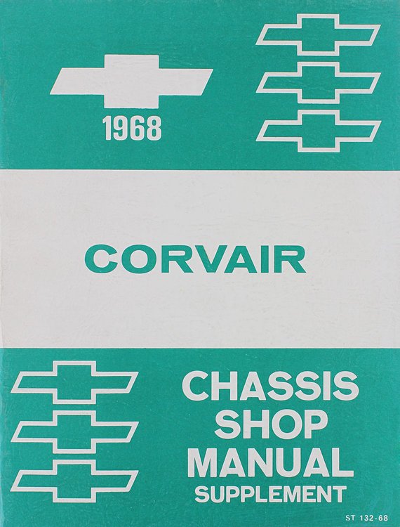 Shop Manual for 1968 Chevrolet Corvair [Supplement]