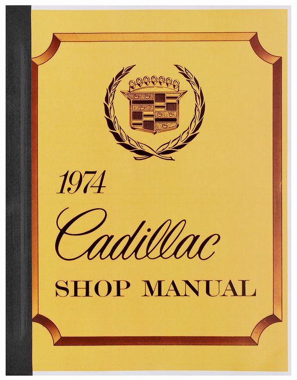 Chassis Service Manual for 1974 Cadillac DeVille, Eldorado, Fleetwood