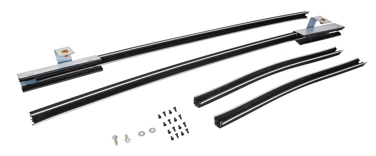 Quarter Glass Run Channel Conversion for 1968 Chevy II, 1969-1972 Chevy Nova, 1971-1972 Pontiac Ventura [w/Chrome Bead]