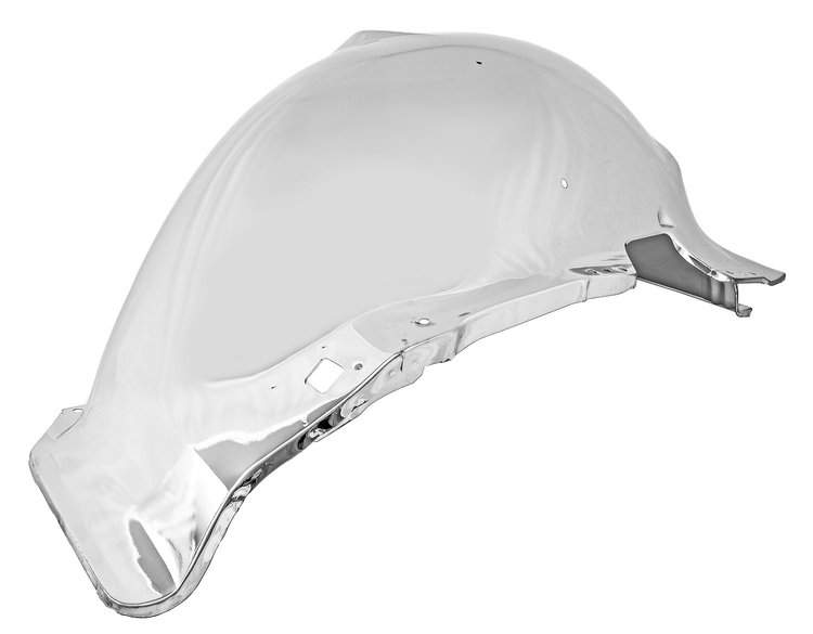 Chrome Front Inner Fender for 1967-1972 Chevy, GMC C/K Truck and 1969-1972 Chevy Blazer, Suburban/GMC Jimmy [Left/Driver Side]
