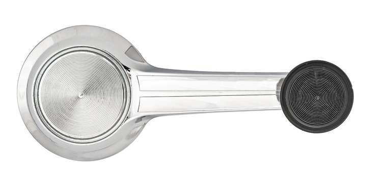 Window Crank Handle for Select 1965-1967 GM Cars [Black Knob]