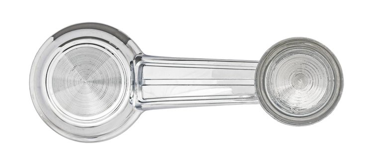 Window Crank Handle - Riveted Design for Select 1966-1968 GM Cars & Trucks [Clear Knob]