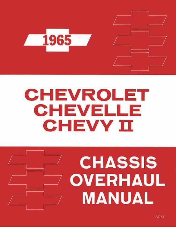 Chassis Overhaul Manual for 1965 Chevrolet Full Size, Chevelle, Chevy II, El Camino, Malibu