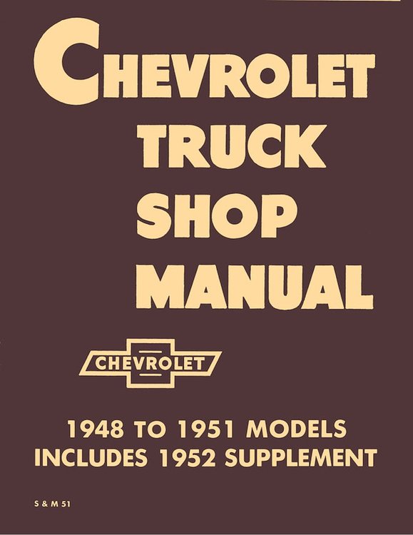 Shop Manual for 1948-1953 Chevrolet Trucks