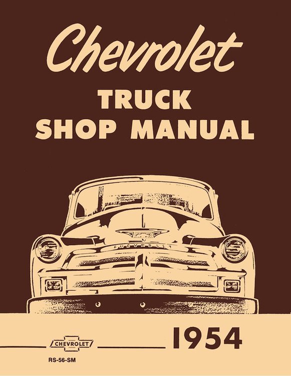 Shop Manual for 1954 Chevrolet Trucks