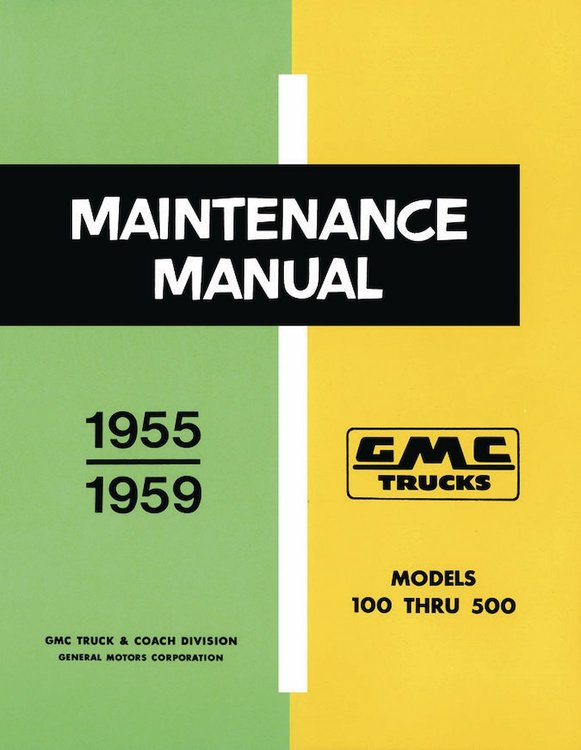 Maintenance Manual for 1955-1959 GMC Trucks